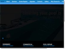 Tablet Screenshot of premierpoolservices.com